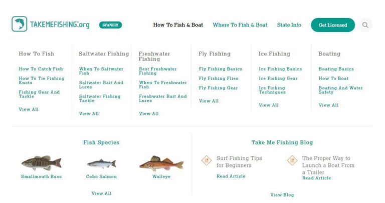 take me fishing website – building a business website – ArisAlex Digital